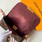 M40717/8 FAVORITE shoulder sling bag cross body bags monogram maroon gold chain
