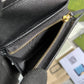 GC-676150 wallet black White Leather