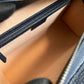 GC693724 shoulder bag blue/pvc?white/pvc?coffee brown/pvc Leather