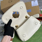 GC698643 shoulder bag brown?white?black