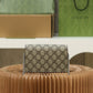 GC476432 shoulder bag Leather grey?black