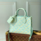 M46067 OnTheGo PM 9.8inches blue Monogram Empreinte Monogram Giant